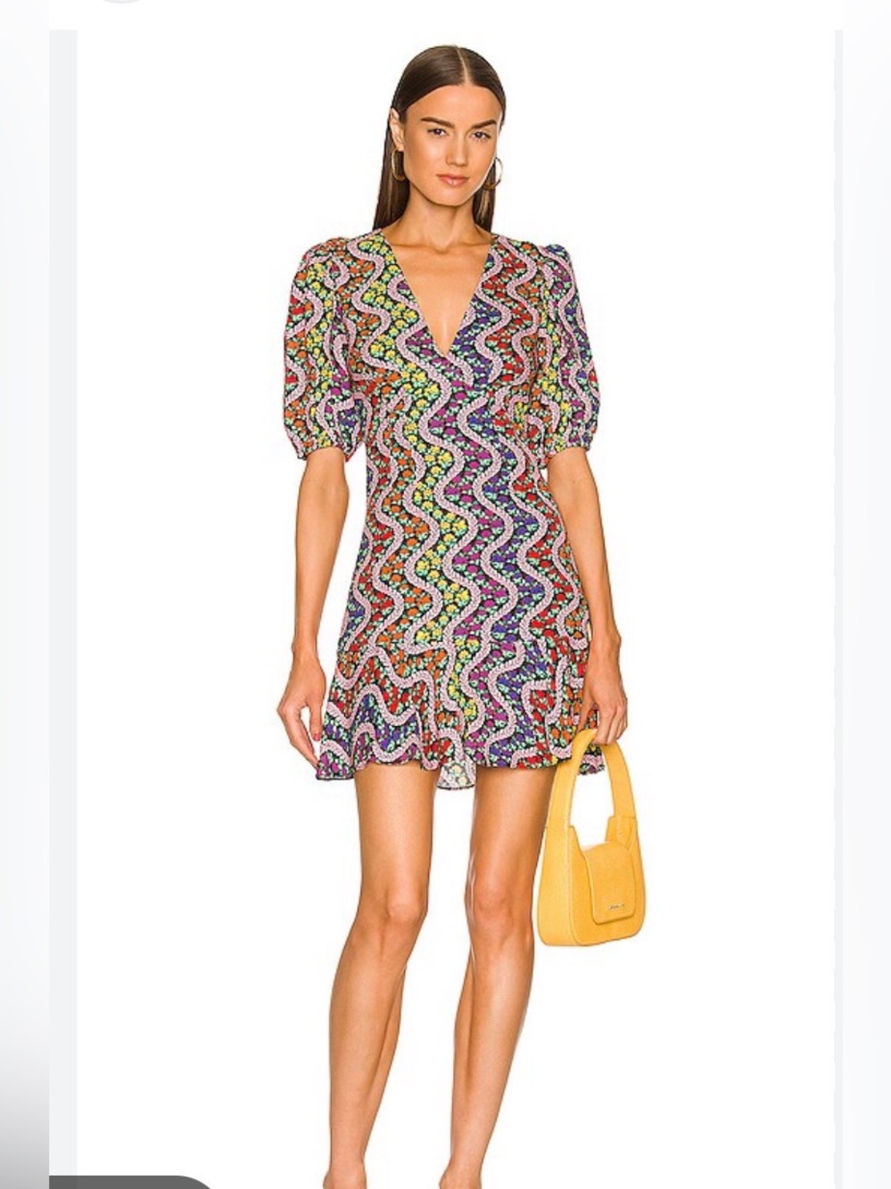 RHODE Ruby Dress Love Is A Rainbow Mini Dress Size 6
